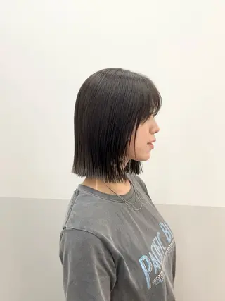 ミディアム カラー ヘアアレンジ 似合わせレイヤー/ 美髪縮毛矯正/ミナエのヘアスタイル