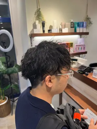ショート パーマ メンズ パーマ/縮毛矯正/ 店長 ・村田伊吹のヘアスタイル