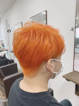 カラー メンズ 森田 滉平のヘアスタイル