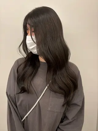 ロング カラー 🎀透明感× 赤み消し🎀正源のヘアスタイル