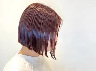 ショート カラー 渡邊晴日/ ヘアカラー/髪質改善のヘアスタイル