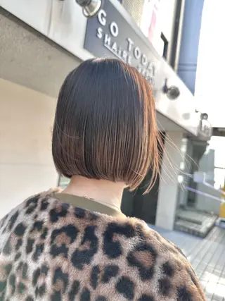 ショート カラー 大人ヘア縮毛矯正 💛mai💛のヘアスタイル