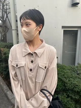 ショート ミク／ 北参道／ショートのヘアスタイル