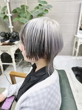 ショート カラー ヘアアレンジ Days 透明感カラーのヘアスタイル