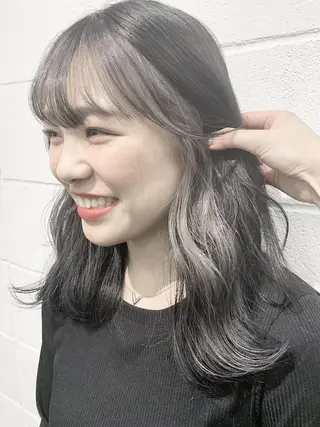 ミディアム ダブルカラー/ -KOKO-本八幡のヘアスタイル