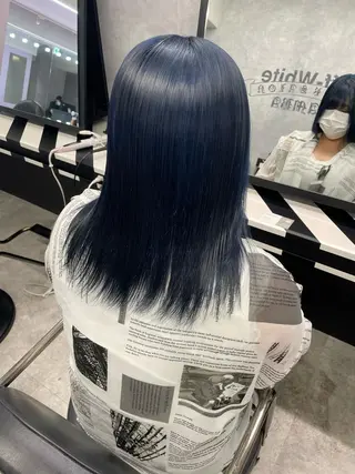 ミディアム 縮毛矯正・髪質改善 特化 出納 直起のヘアスタイル