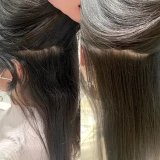 ロング 内田 志乃のヘアスタイル