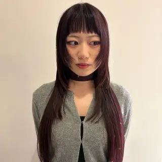 ロング カラー 似合わせデザイン໒꒱ rioのヘアスタイル