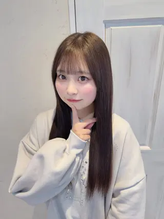 セミロング ハイトーン/アレンジ かなで⊹ ࣪ ˖⟡のヘアスタイル