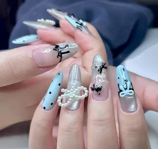 ネイル By moonネイル 🌷ワンホン/韓国風のネイルデザイン