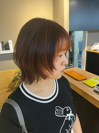 ショート カラー 透明感カラー🤎 ゆりのヘアスタイル