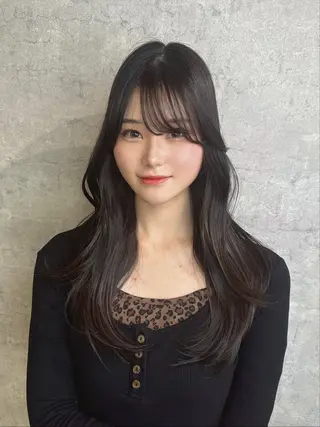 セミロング トレンド韓国ヘア 🇰🇷のんのヘアスタイル