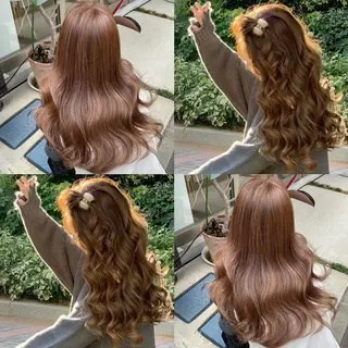 ロング カラー ブリーチなしカラー kana🐱のヘアスタイル