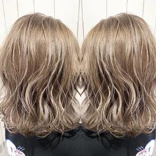 ミディアム カラー パーマ ヘアアレンジ 👑指名率No.1 👑坂口飛翔のヘアスタイル