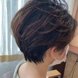 ショート 落合 優樹のヘアスタイル