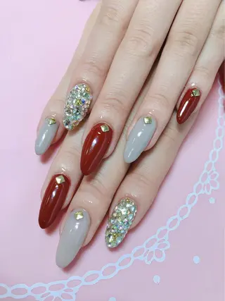 セミロング ネイル 《LB》ラブリエ Nail&eyeのマツエク・マツパデザイン