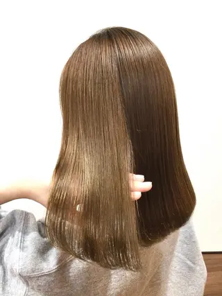 ミディアム パーマ Annon プライベートサロンのヘアスタイル