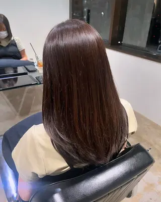 ロング カラー 長野 美沙のヘアスタイル
