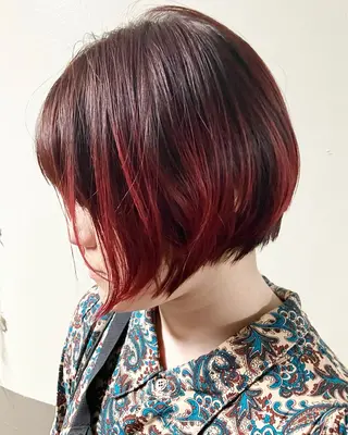 ショート fumikaブリーチ /デザインのヘアスタイル