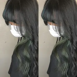 ロング カラー あさだ しゅうたろうのヘアスタイル
