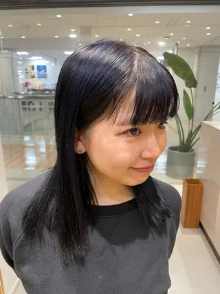 ロング ナチュラルカラー 児玉優香のヘアスタイル
