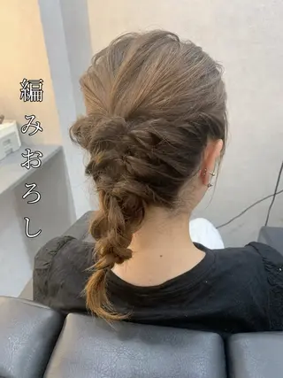 ヘアアレンジ 中川 沙里のヘアスタイル