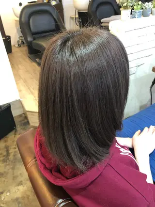 ミディアム カラー 【艶髪×韓国風】 毛流れ職人 RYOのヘアスタイル