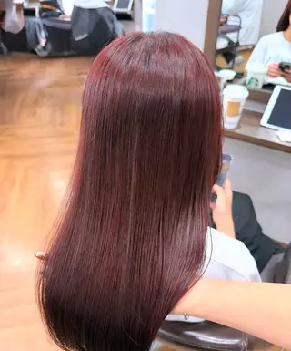 ロング カラー 𝗋𝗂𝗌𝖺 ୨୧⟡.·のヘアスタイル