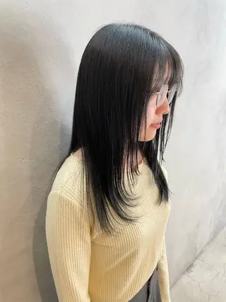 セミロング 髪質改善⭐️ 桜場のヘアスタイル