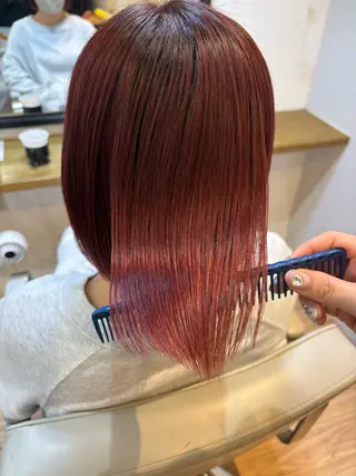 カラー 韓国ヘアー🇰🇷 MIWAのヘアスタイル
