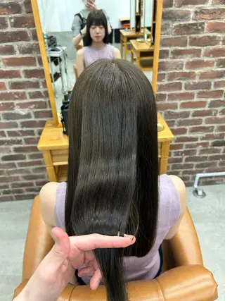 ロング カラー 🌼髪質改善/透明感 艶髪タケドミのヘアスタイル