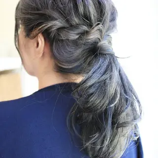 ヘアアレンジ カラー ロング 新生活応援★半額/ 25歳以下　“内間”のヘアスタイル