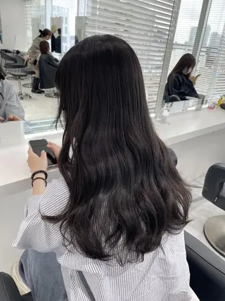 ロング カラー 韓国アイドル🤍ブリ ーチカラー🤍わかなのヘアスタイル