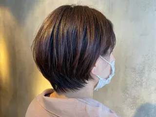 ショート カラー 半個室女性salon 🩰Natsumiのヘアスタイル