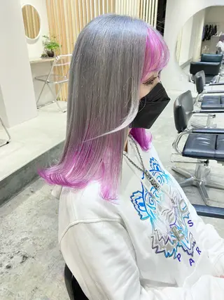セミロング サイレント美容師 アイリィのヘアスタイル