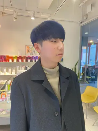 カラー メンズ 浅野 匠のヘアスタイル