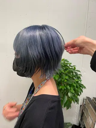 ショート カラー 🐺ウルフ/レイヤー カット/高嶋湧大のヘアスタイル