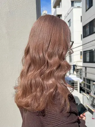 ロング カラー ブリーチ　ハイトーン 特化🌈フジタハルキのヘアスタイル