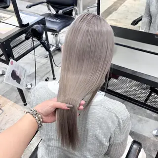 セミロング カラー ヘアアレンジ 🎀モテ暖色× エクステ🎀あかりのヘアスタイル