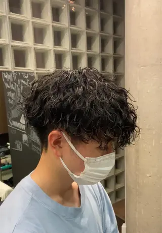 ショート パーマ メンズ 🌀パーマ特化 美容師🌀/しゅんのヘアスタイル