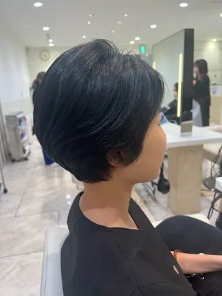 ショート 縮毛矯正/ショート 長岡/姉崎宏実🌿のヘアスタイル