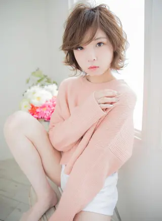 ミディアム ❄️冬の透け感カ ラー❄️HIDEKAのヘアスタイル