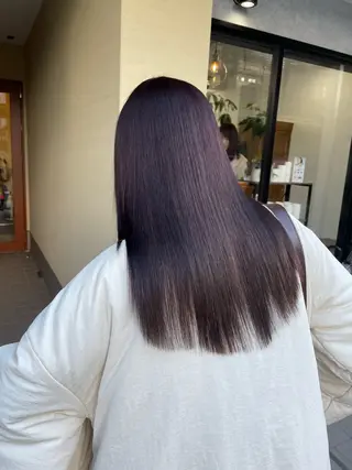 ロング カラー マツダ レンのヘアスタイル