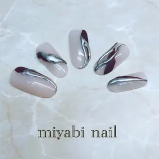 ネイル miyabi nail 桂川駅近くのネイルデザイン