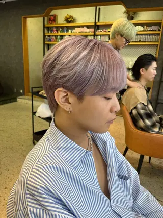 カラー メンズ 韓国ヘア🇰🇷 RYOTAのヘアスタイル