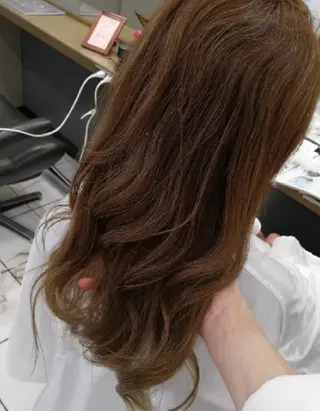 ロング ヘアアレンジ カラー D/i |Y/no. 〈夜スパ17時〜〉のヘアスタイル