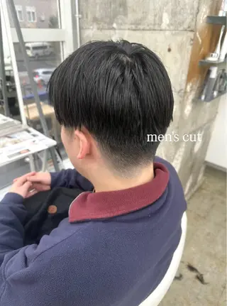 メンズ aisa ／札幌／艶カラー🎀のヘアスタイル