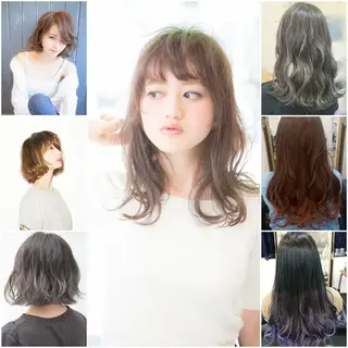 ミディアム カラー タナカ *歴10年以上*のヘアスタイル