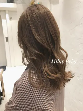 セミロング ✨透明感ケアカラー✨ 長野ゆきなのヘアスタイル