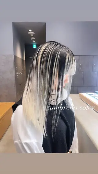 ロング カラー 💜ハイトーン💛 マジカルかいちゃんのヘアスタイル